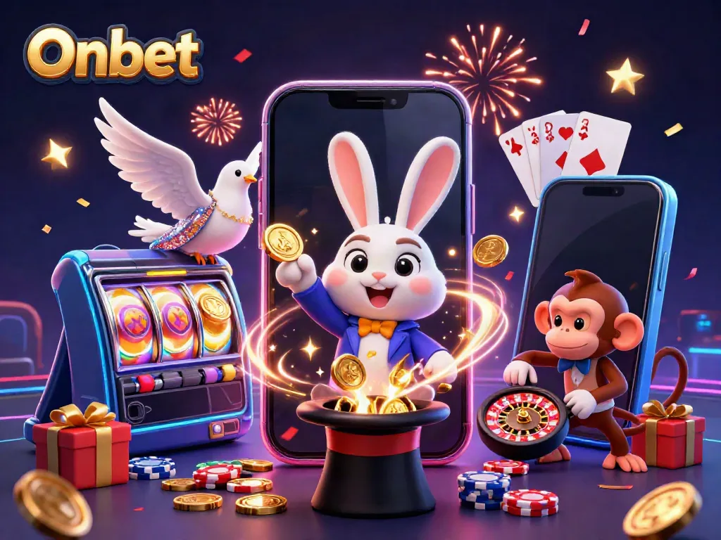 Experience the thrill at Onbet with our captivating casino characters and vibrant gameplay elements!