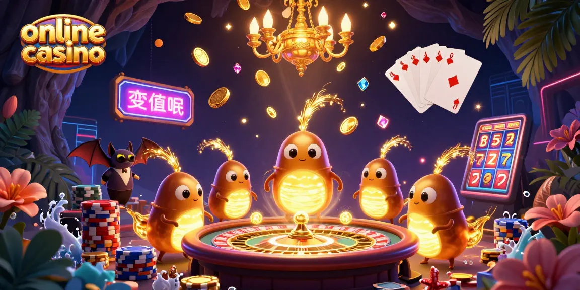 Gioca nell'online casino tra luccicanti gemme e monete dorate volanti con creature luminescenti affascinanti.