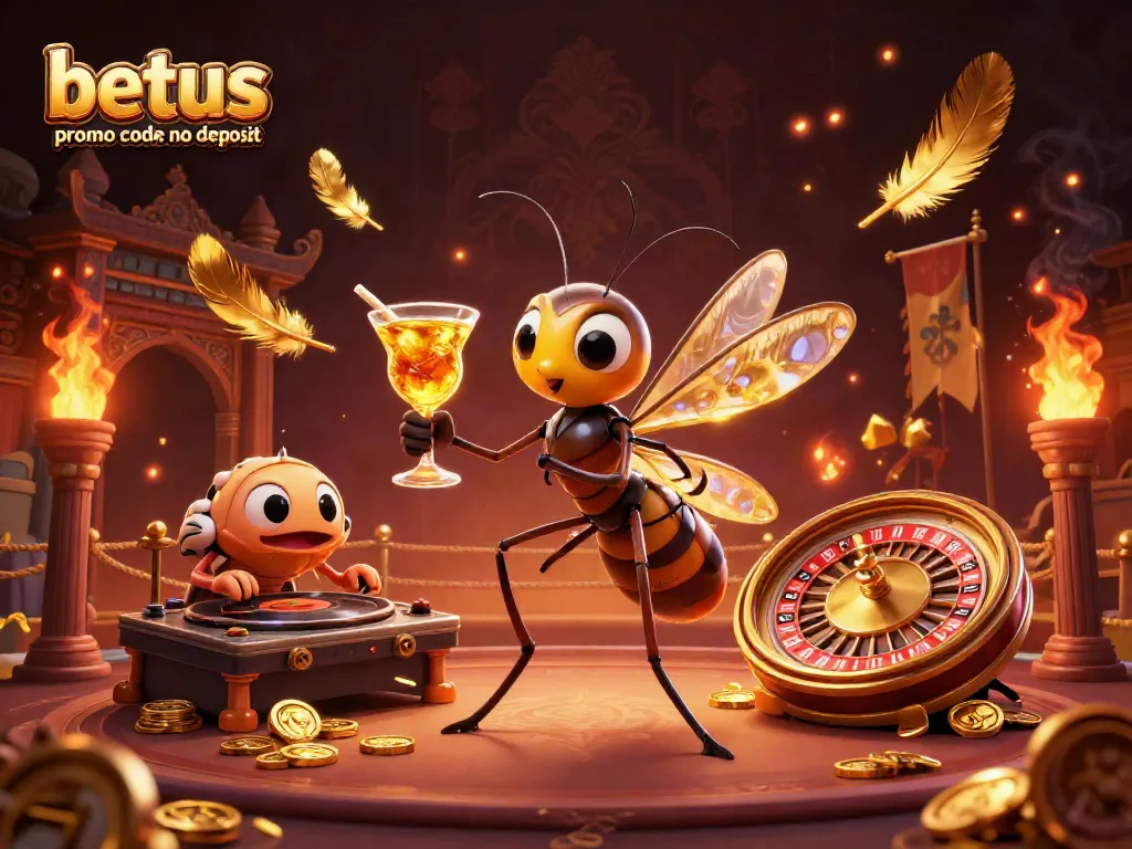 Engage with the excitement of BetUS promo code no deposit through this vibrant casino illustration featuring ancient themes.